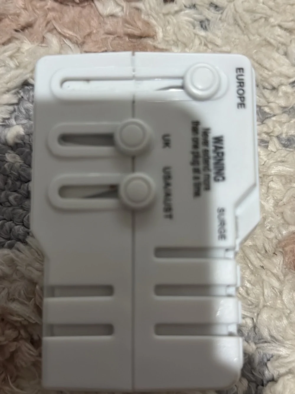 Dynex White Universal Travel Adapter - White